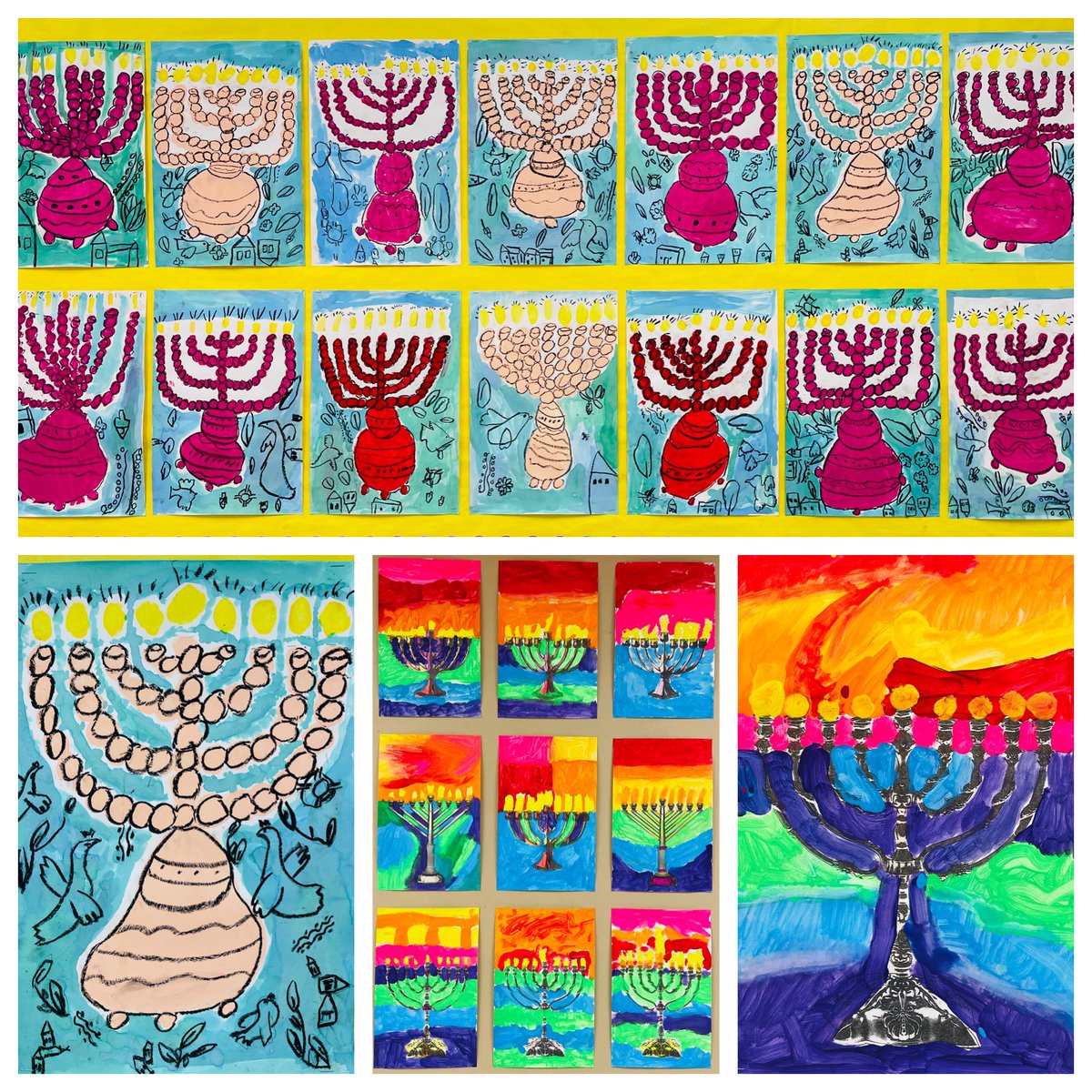 GanzVisualArt's tweet image. Happy Chanukah from Davis artists! #davis1 #davis2 #davis3