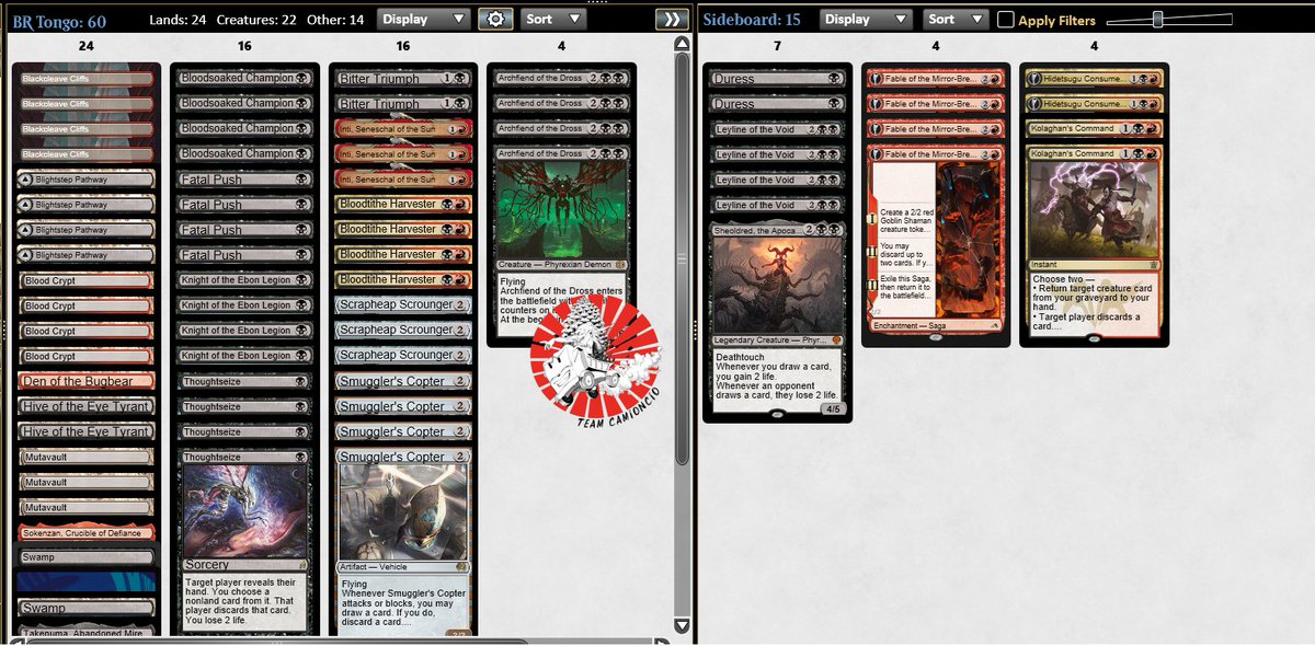 alemilan_19's tweet photo. 5-0'd with this broken deck I'm likely to submit to the showcase. Highly recommend this list, expecially the full 4 Archfiend of the Dross👹👹 https://t.co/TNQx6NEA07
