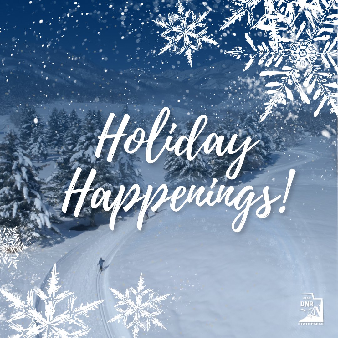 ❄️ Make your holidays unforgettable with Utah State Parks! ❄️ Stay in the loop with the latest on our festive escapades. The holiday magic continues into the new year: stateparks.utah.gov/2023/11/20/hol…