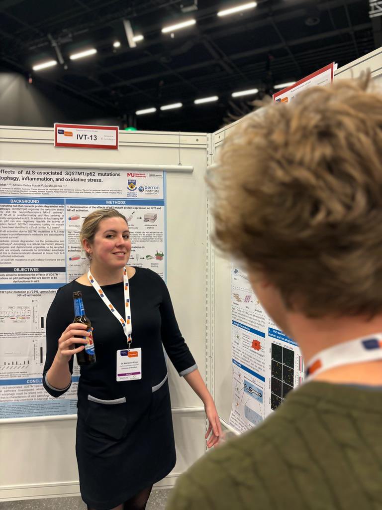 Had much fun presenting my poster at #alsmndsymp! Human stem cell-derived microfluidic 3D triculture model of C9orf72 ALS rolls off the tongue.