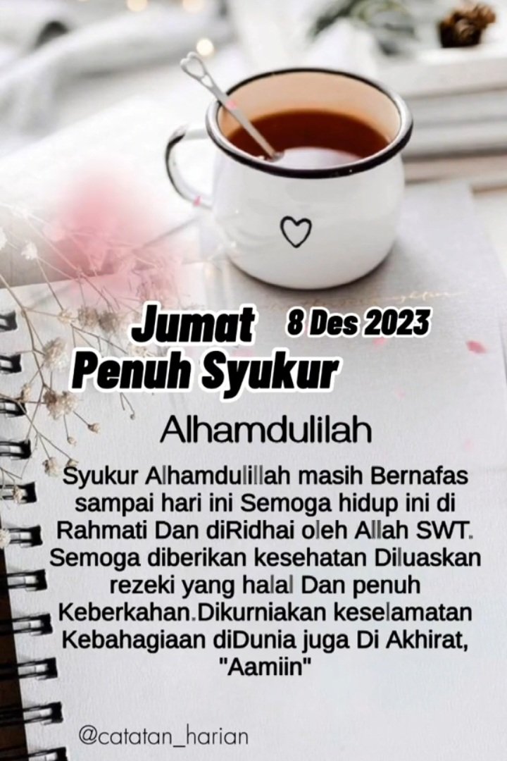 MenikSetyowati's tweet photo. Assalamualaikum, Selamat pagi Shbt hatiku,di hari Jum'at Berkah, Penghulunya hari, perbanyak mambaca Solawat Nabi, jangan lupa sedekah walau hanya separo Kurma & Senyum manis yg tulus untuk orang orang di sekitar kita. Aamiin 🤲
#Jalam Jum'at Berkah Sehat bahagia selalu🙏 https://t.co/uO3ZRItaGL