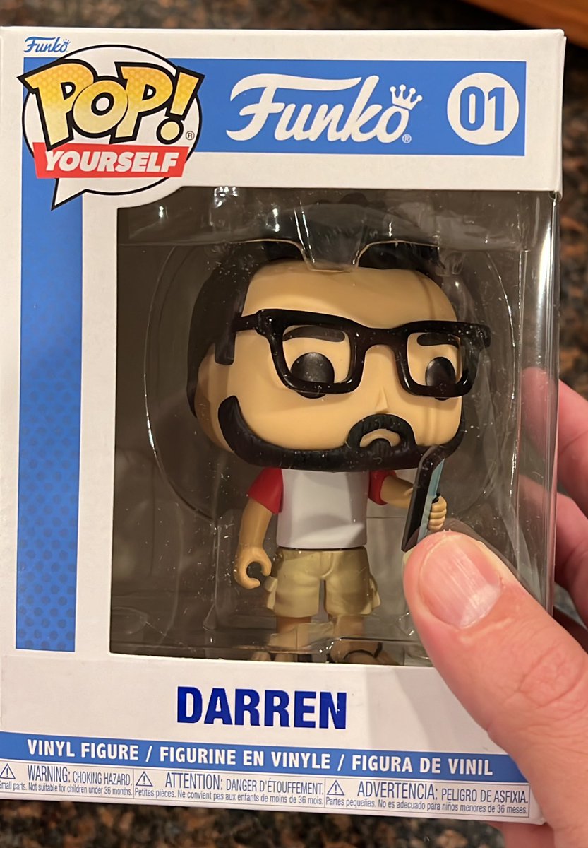 DarrenShulman's tweet photo. Props to @2Star2theRight for nailing my likeness with this @OriginalFunko pop. What a fun #Hannukah gift! https://t.co/QhJlH1KLdJ