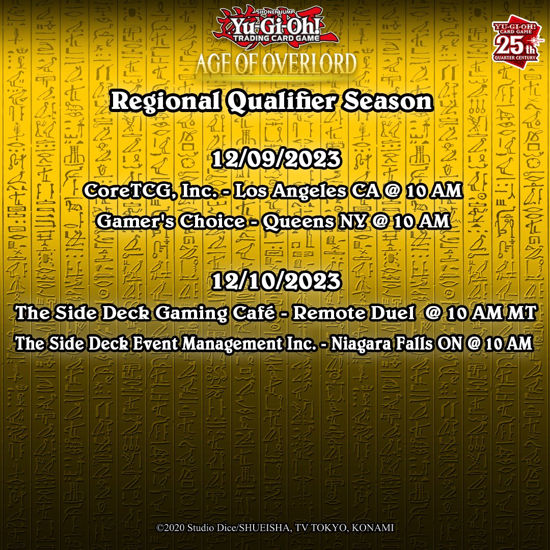 Yu-Gi-Oh! TCG Event Coverage » 2023 North America World Championship  Qualifier: Participation rewards!