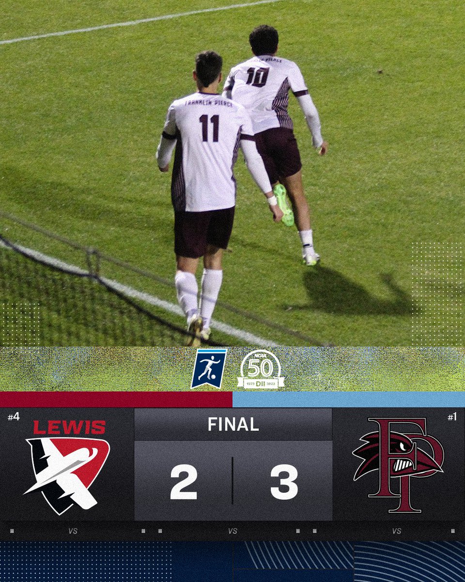 What a second half!

<a href="/FPUathletics/">FPU Ravens</a> moves on to the championship match with a thrilling 3-2 win in our first #D2MSOC semifinal!

📰: on.ncaa.com/23D2MSOCsp