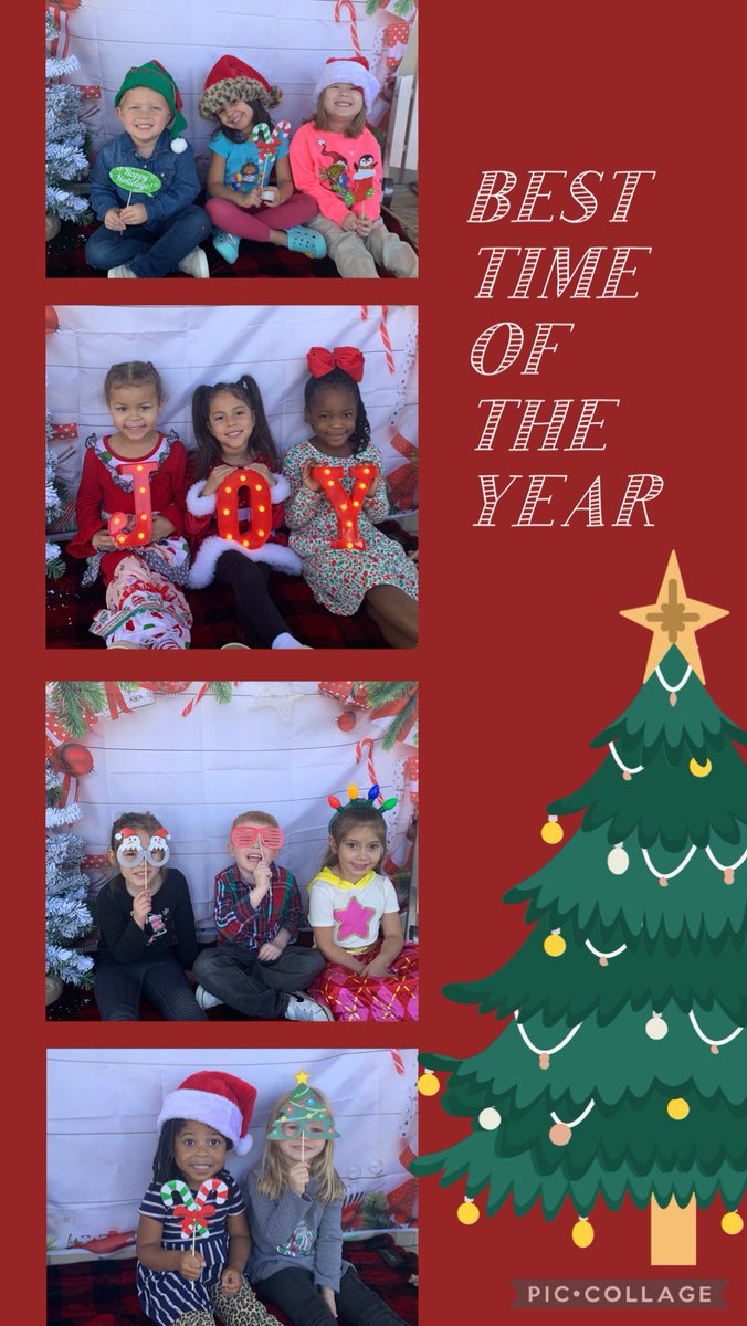 Holiday Photo Booth Fun @Barker_ELC. The most wonderful time of the year. #Joy #photobooth #holidayfun #Barkerbunch #CFISDELCS
