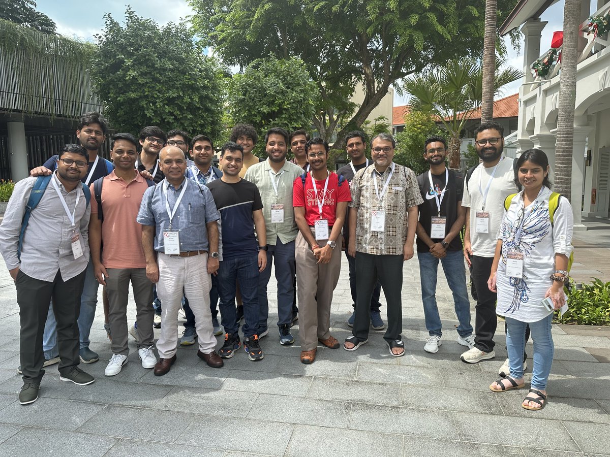 Mausam (IITD) (@mishumausam) on Twitter photo It is so heartening to see a good no. of ex- and current students/collaborators at <a href="/emnlpmeeting/">EMNLP 2025</a>, almost all with a paper at the conference. Had a spirited discussion about best practices in the field. Also, 4 papers from my own group which will be presented today and tomorrow. It is so heartening to see a good no. of ex- and current students/collaborators at <a href="/emnlpmeeting/">EMNLP 2025</a>, almost all with a paper at the conference. Had a spirited discussion about best practices in the field. Also, 4 papers from my own group which will be presented today and tomorrow.