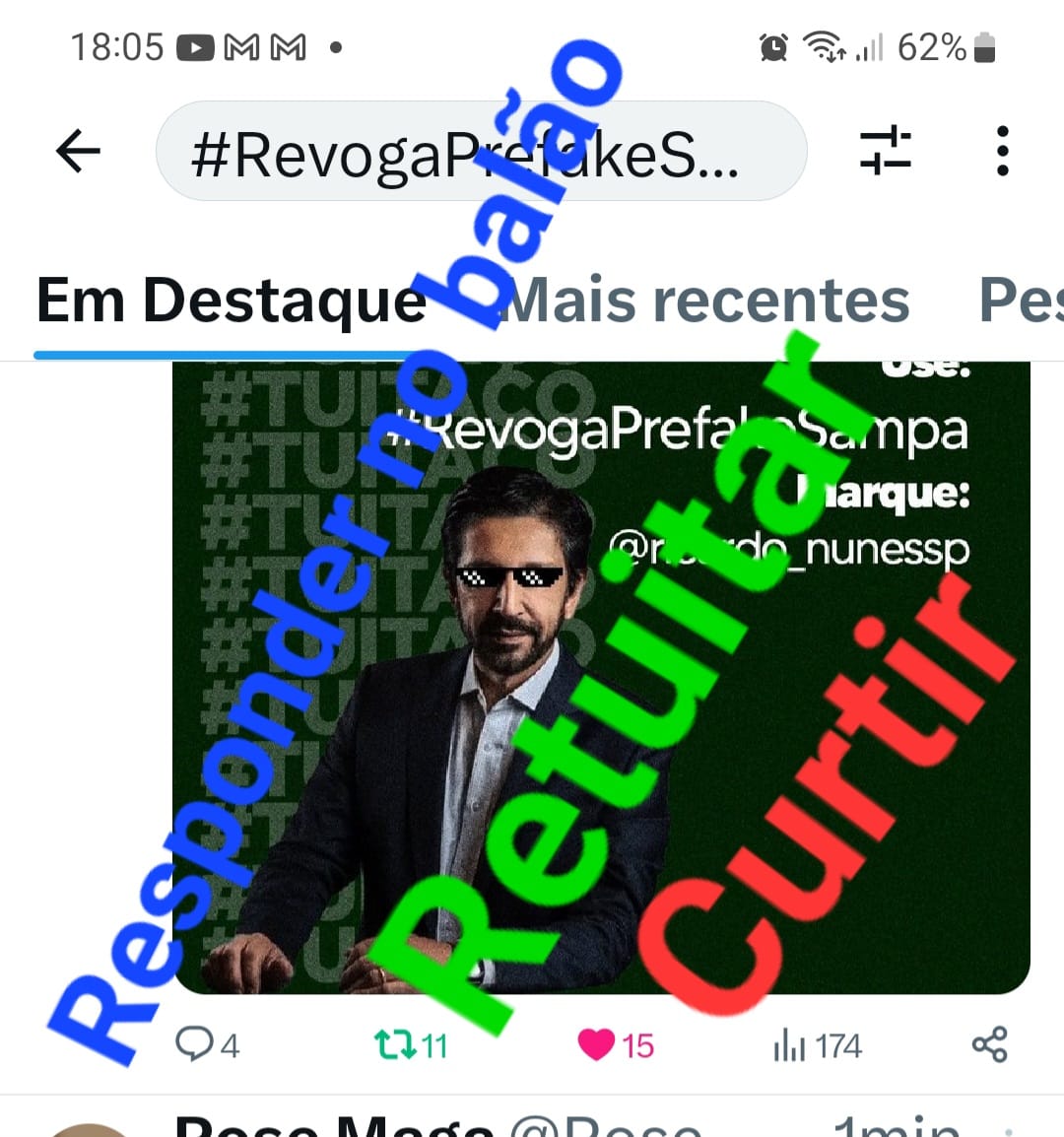 "Os aposentados PMSP trabalharam anos pela cidade e agora precisam de justiça! Pela aprovação imediata do PDL92.
<a href="/ricardo_nunessp/">Ricardo Nunes</a> 
<a href="/camarasaopaulo/">camarasaopaulo</a>
<a href="/ThammyReal/">Thammy Miranda</a>
<a href="/VereadorAmadeu/">Adilson Amadeu</a>
<a href="/XexeuTripoli/">Xexéu Tripoli</a>
👇
Confisco Injusto
#RevogaPrefakeSampa"