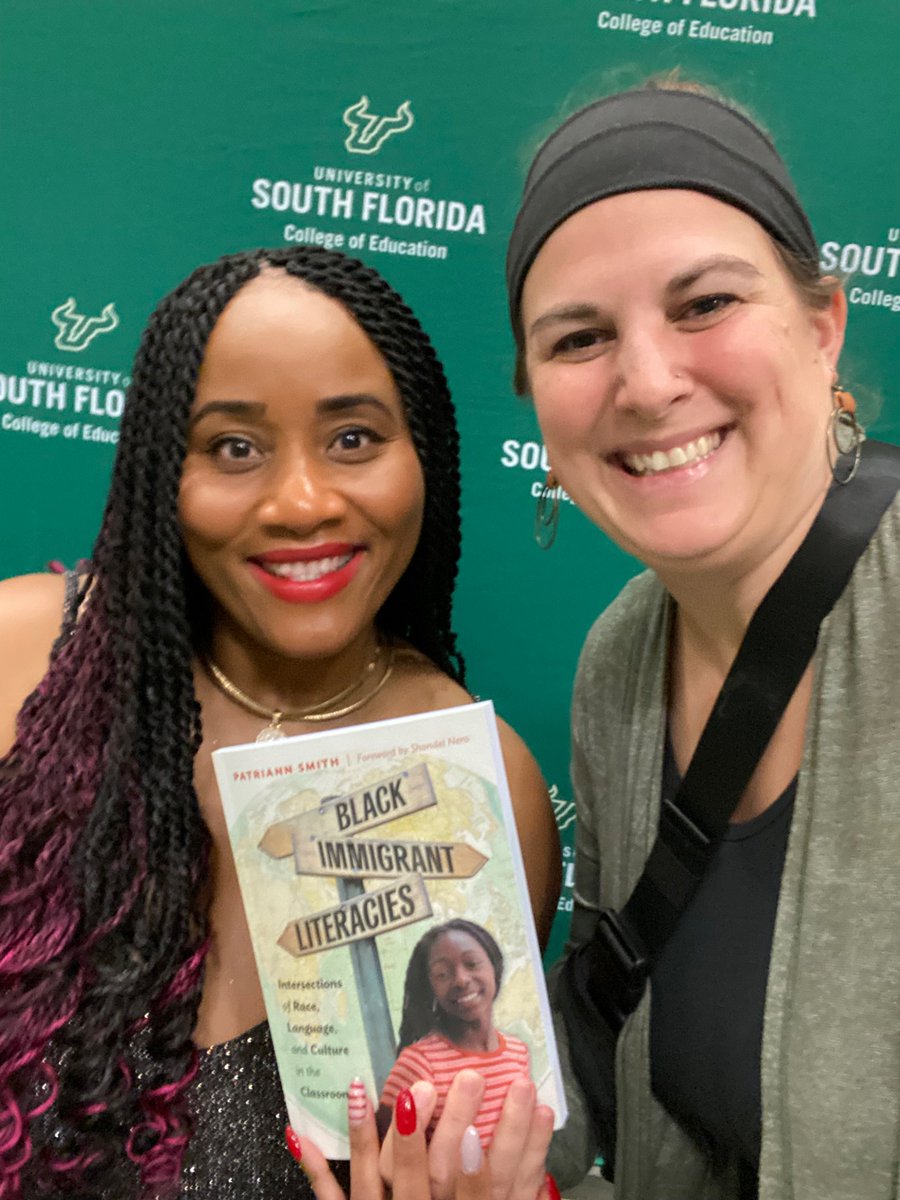 mcommeret_'s tweet photo. Had the distinct privilege of attending the book launch of ‘Black Immigrant Literacies’ by Dr. @PatriannSmith this evening. Y’all, this work is necessary, beautiful, and transformative. Teachers everywhere need to read, engage, and act. 📖 Congratulations, Dr. Smith! https://t.co/8m3AnwziCm