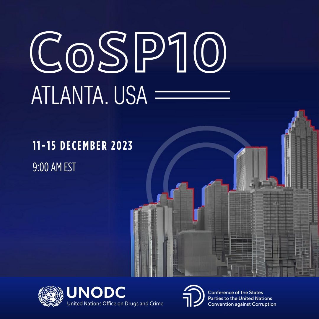 As we mark the 20th anniversary of the UN Convention against Corruption, #CoSP10 is a crucial global milestone in enhancing international cooperation to address challenges, from security to climate crises.

buff.ly/480Jqqd 
#UnitedAgainstCorruption #UNCAC20