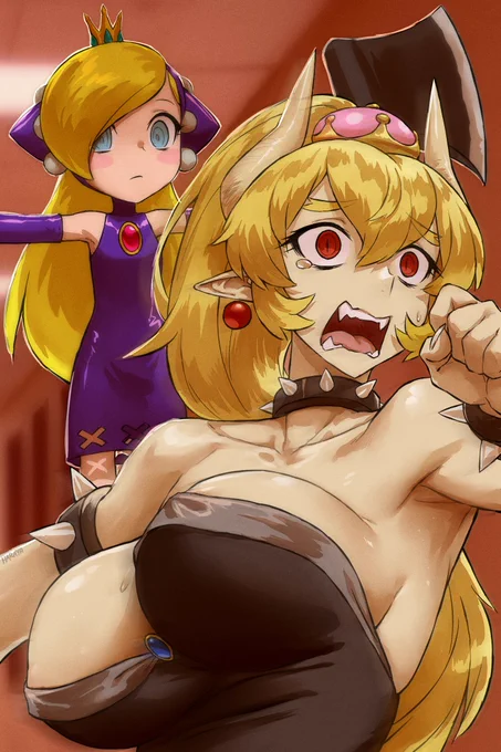 Wapeach#supermario#bowsette #wapeach 
