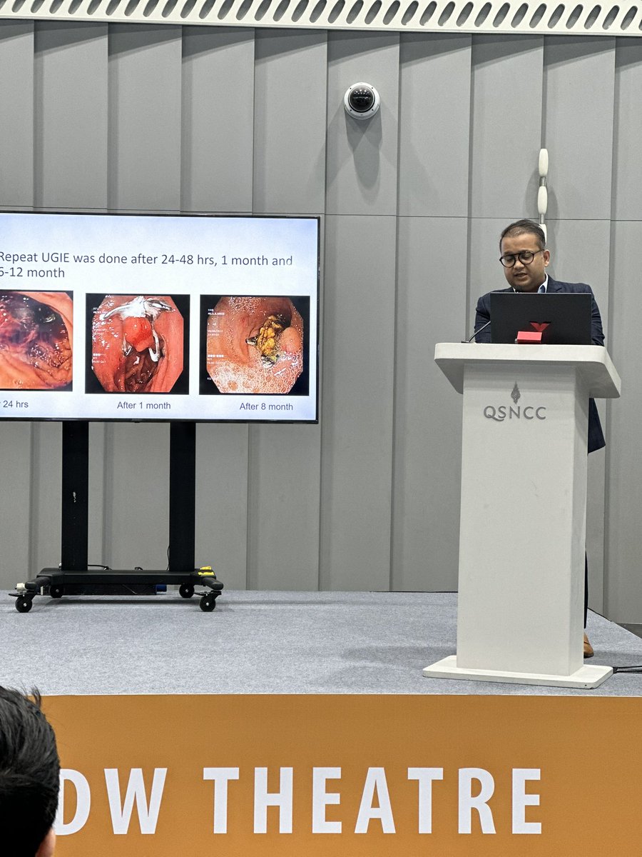 nik_zenith's tweet photo. presenting our work on endoscopic full thickness resection at @apdw2023Bangkok ....also in person meeting of @ELC_APAGE .....#endoscopy #advancedednoscopy https://t.co/XsLFqToyZW