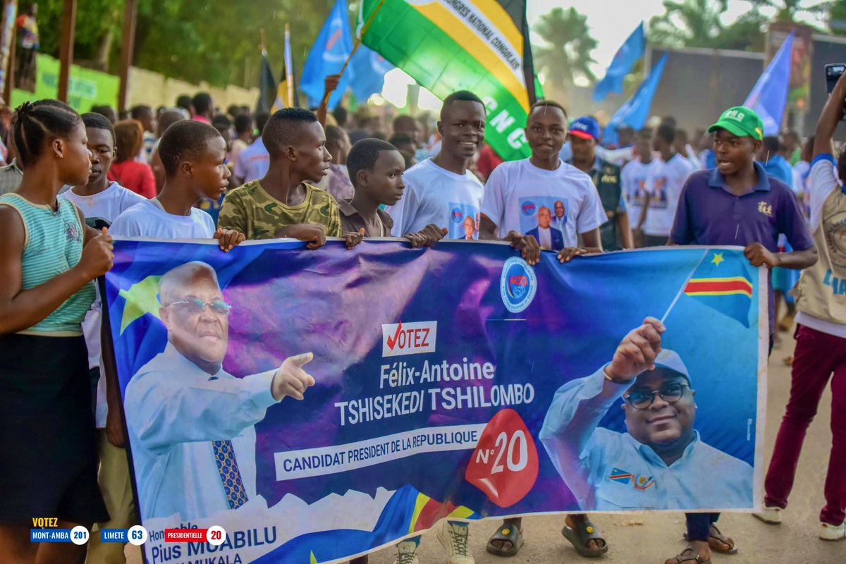 1/2. Mes chers compatriotes j'ai lancé ce jeudi dans la ville de Mbuji-mayi au kasai oriental,ma tournée électorale en faveur du candidat numéro 20 à la prochaine présidentielle…. P.M.M.M #RDC #RDC_Elections2023