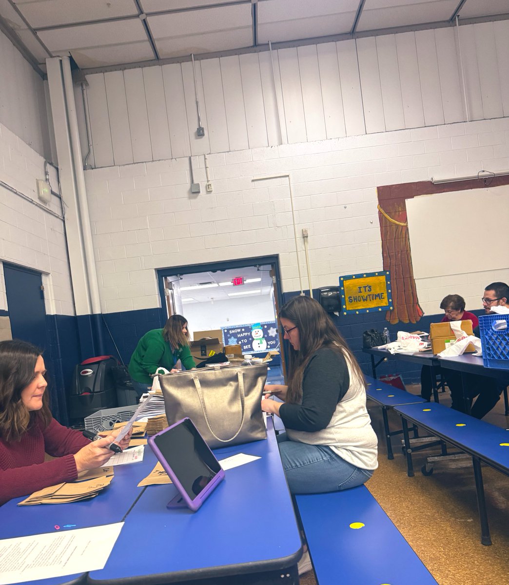 Behind the scenes: PTO Holiday Store Prep…late into the night. 🥱🦅