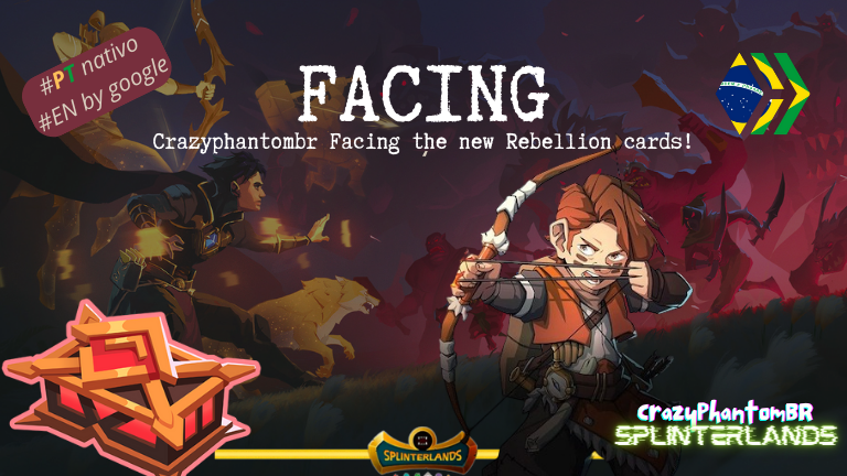 CrazyPhantomBR's tweet photo. (PT-EN) Facing Nimbledook Ranger 

This is my participation in the Splinterlands Weekly Challenge, this is the best game in #hive #hivebr #play2earn!! Let's go #rebellion!

https://t.co/g6tcn3sqti https://t.co/y1JVXqW4Ct
