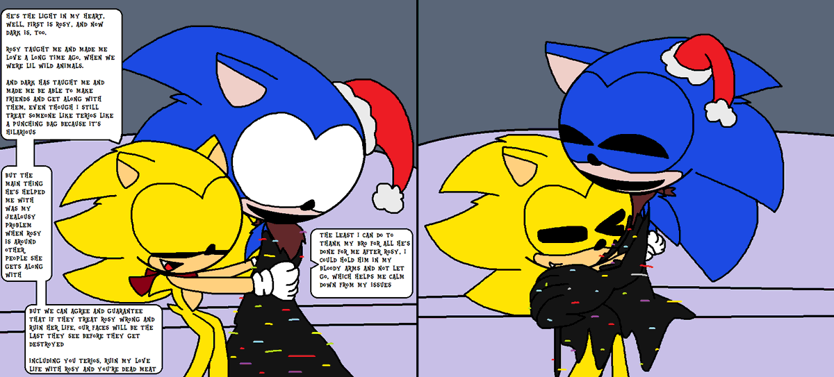Game night at the sonic.exe household, they also invited fleetway