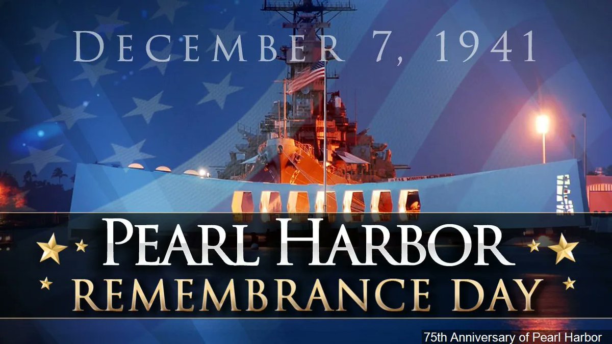 December 7, 1941... 

A day that not only changed the United States but changed the course of World War 2 completely.

We don´t know those who died but we do know this:

We will always remember you.

Your deaths haven´t been in vain!

#PearlHarborRemembranceDay