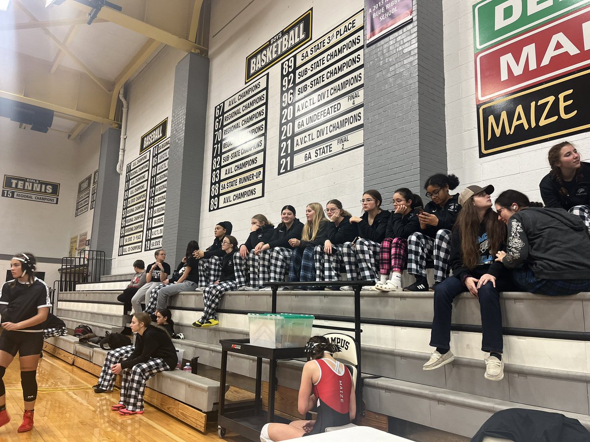 Getting to watch the women wrestle for their first match at home tonight!