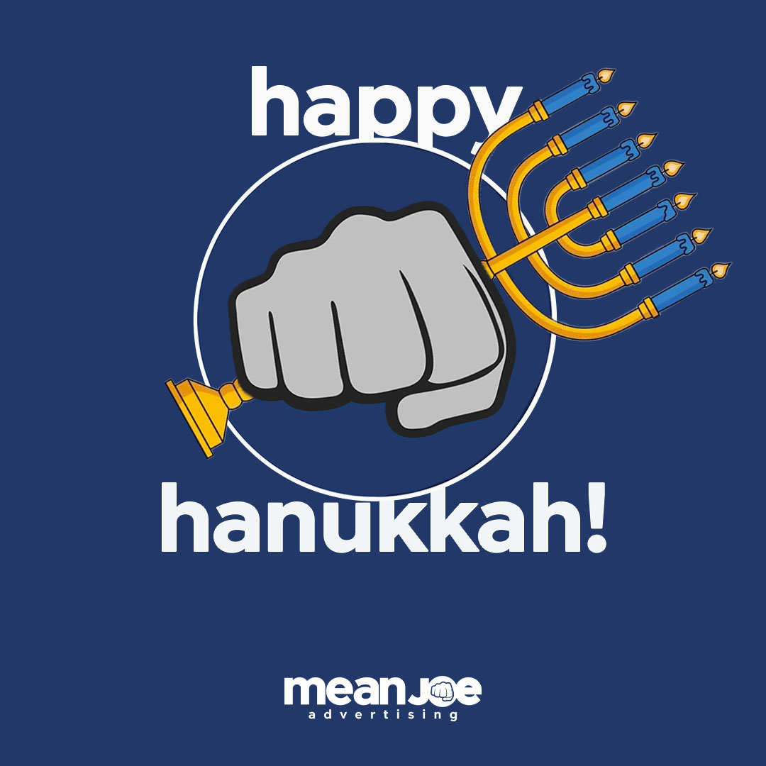 Wishing you a happy Hanukkah from the Mean Joe team!