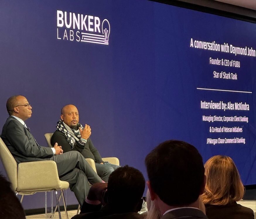 jer_mchugh's tweet photo. My first #CEOcircle fly in forum in NYC was energizing. We were lucky to have the renowned entrepreneur @TheSharkDaymond as our guest speaker to learn from.
Huge shout out to @jpmorgan @Chase and @TheBunkerLabs for all the work that went into this event. #veteranentrepreneurs https://t.co/XbKDpPMQyS