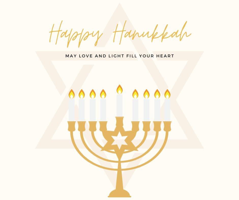 Sending thoughts of freedom and peace on this first night of Hanukkah. May we always strive for both.