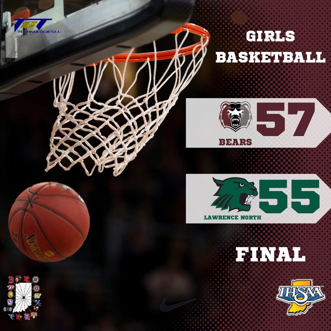 Bears win a thriller to advance to Marion Co Semifinals Saturday at 10:00 AM
Game will be played at Pike High School