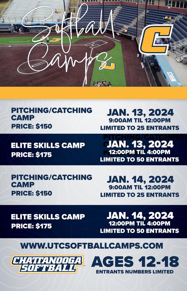 Excited for this camp! Looking to get some really good prospects all together! Sign up ASAP to be one of those kids!