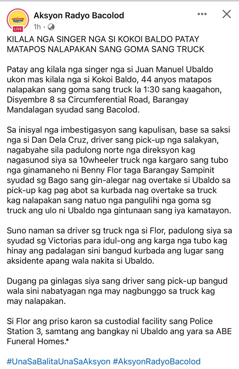 HelloMy2ndAcct's tweet photo. Hala, RIP, Kokoi Baldo! 😭Thank you sa entertainment dati sa Boracay beach front. https://t.co/t49y4nSmZB