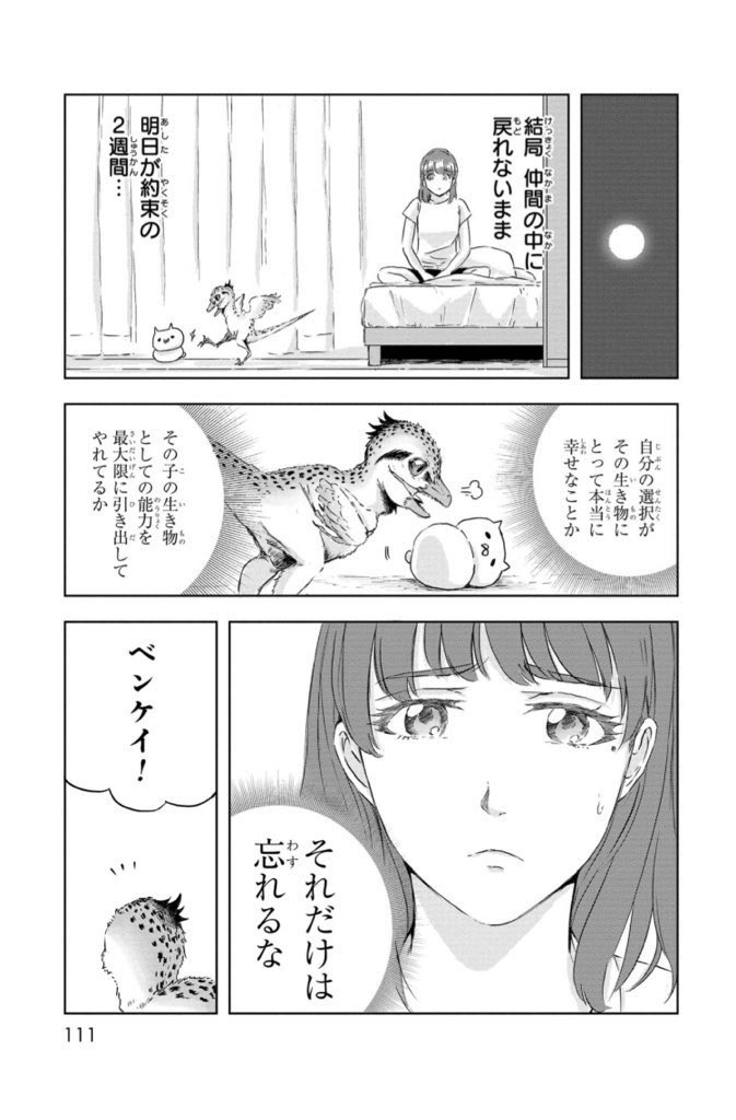 群れになじめない恐竜の赤ちゃんと暮らすことになった話(12/13)