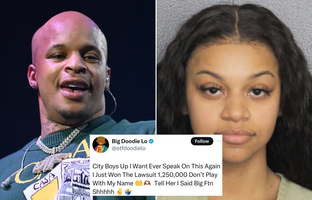 mymixtapez's tweet photo. Doodie Lo wins his $1.2 million lawsuit against FTN Bae after she accused him of s*xually assa*lting her son 

📸: Prince Williams/ GettyImages https://t.co/t63e77dqbP