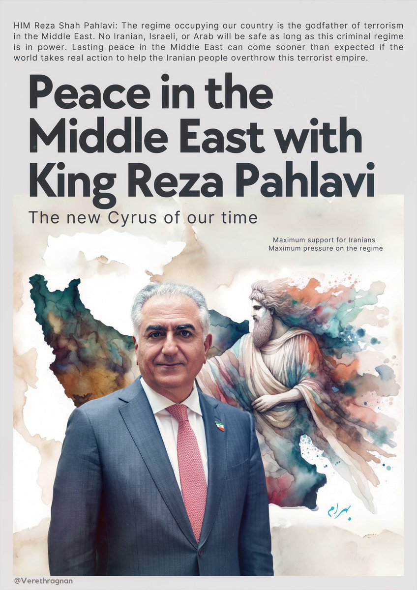 Utauoa1970's tweet photo. @visegrad24 #One_FLAG
#ONE_NATION
#KingRezaPahlavi
The TIME, has came ! https://t.co/USKXteiqU3