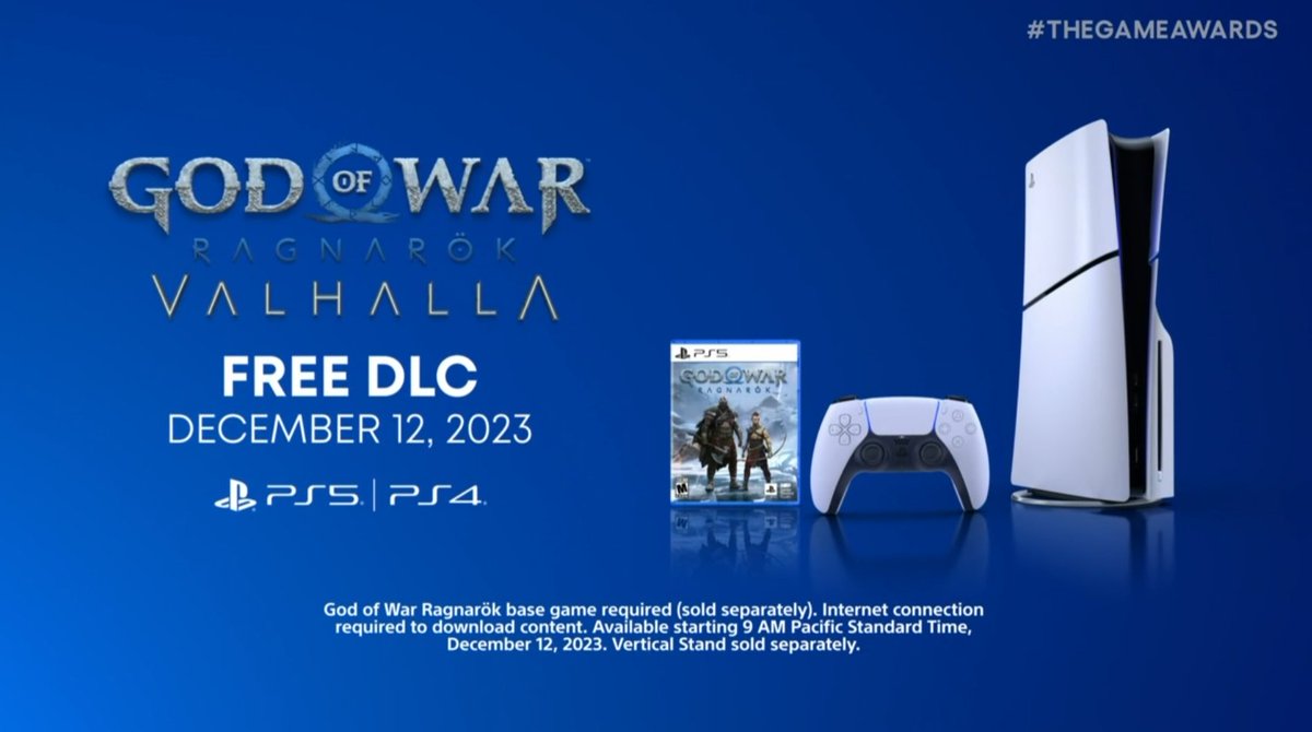GOD OF WAR RAGNAROK VALHALLA, Live de lançamento da DLC! 