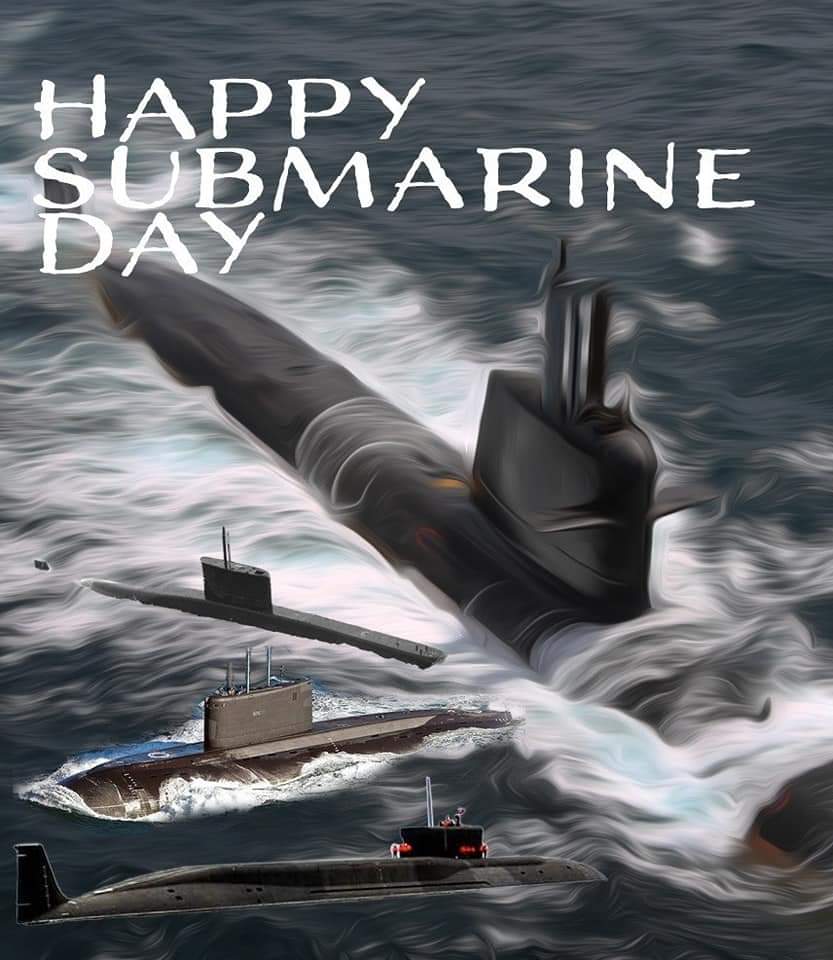 #OTD ( 08 December)
#SubmarineDay 🐬
Warm Greetings & Gratitude to all Serving and veteran Submariners &  their families on 56th 'Submarine Day'
Happy 56th #SubmarineDay🐬& Wishing more Sucess, Glory & more lethal Power be always with #Submarine arm  in coming years.
Jai Hind🇮🇳