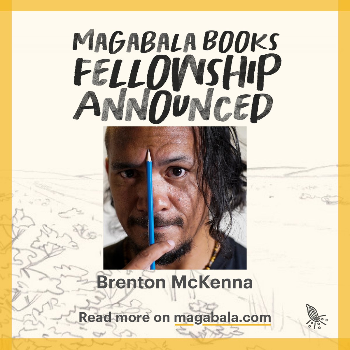 Congratulations to the 2023 mid-career Fellowship recipient Brenton E. McKenna. Magabala acknowledges the support of Serp Hills Foundation in awarding the 2023 Fellowship. Read more: magabala.com/blogs/news/mag… #MagabalaBooks