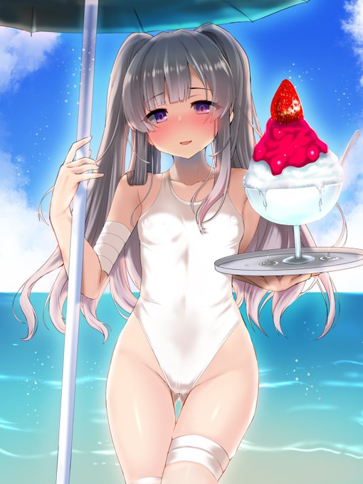 #くそ寒いので水着絵を貼る