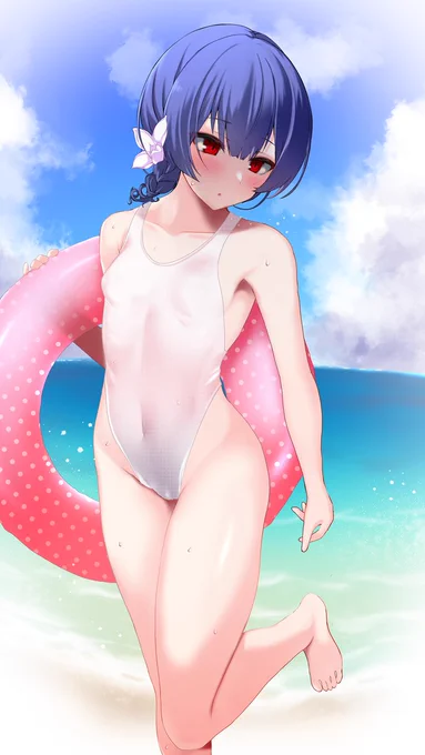 #くそ寒いので水着絵を貼る