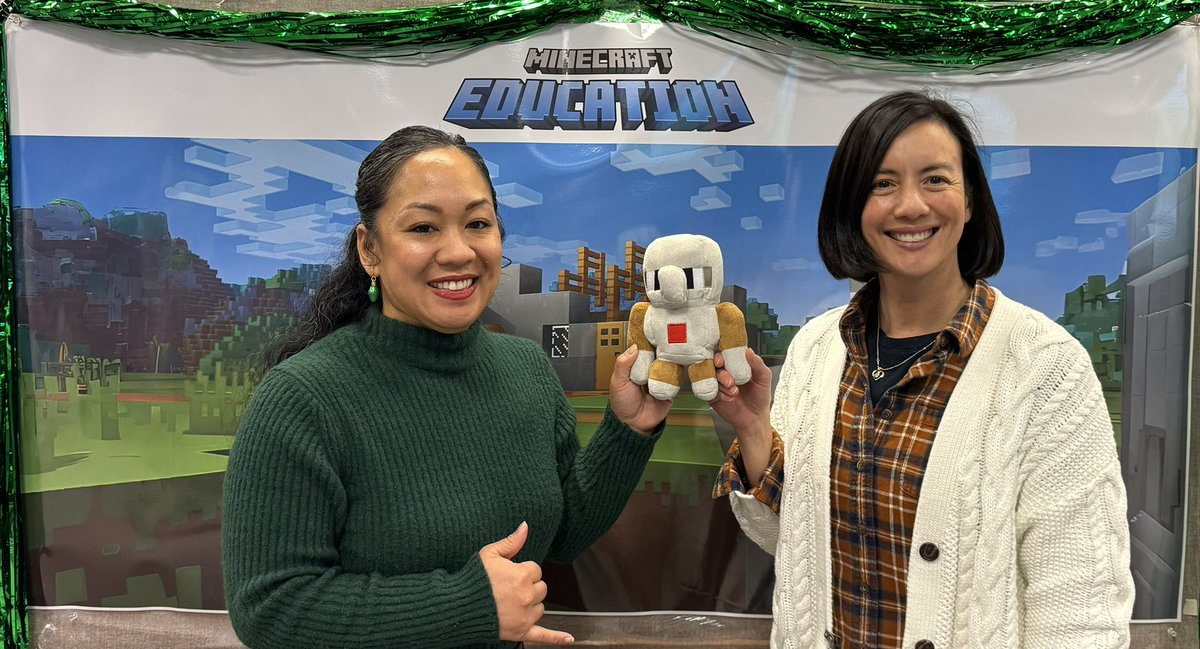 melissacook206's tweet photo. The Digital Learning Team hosted an Hour of Code PopUp for the admin. We had lots of fun interacting with Minecraftβs Generation AI! #playcraftlearn #minecraftedu #kentschooldistrict415 #megamel #hourofcode2023 https://t.co/OKWT2ihyOD