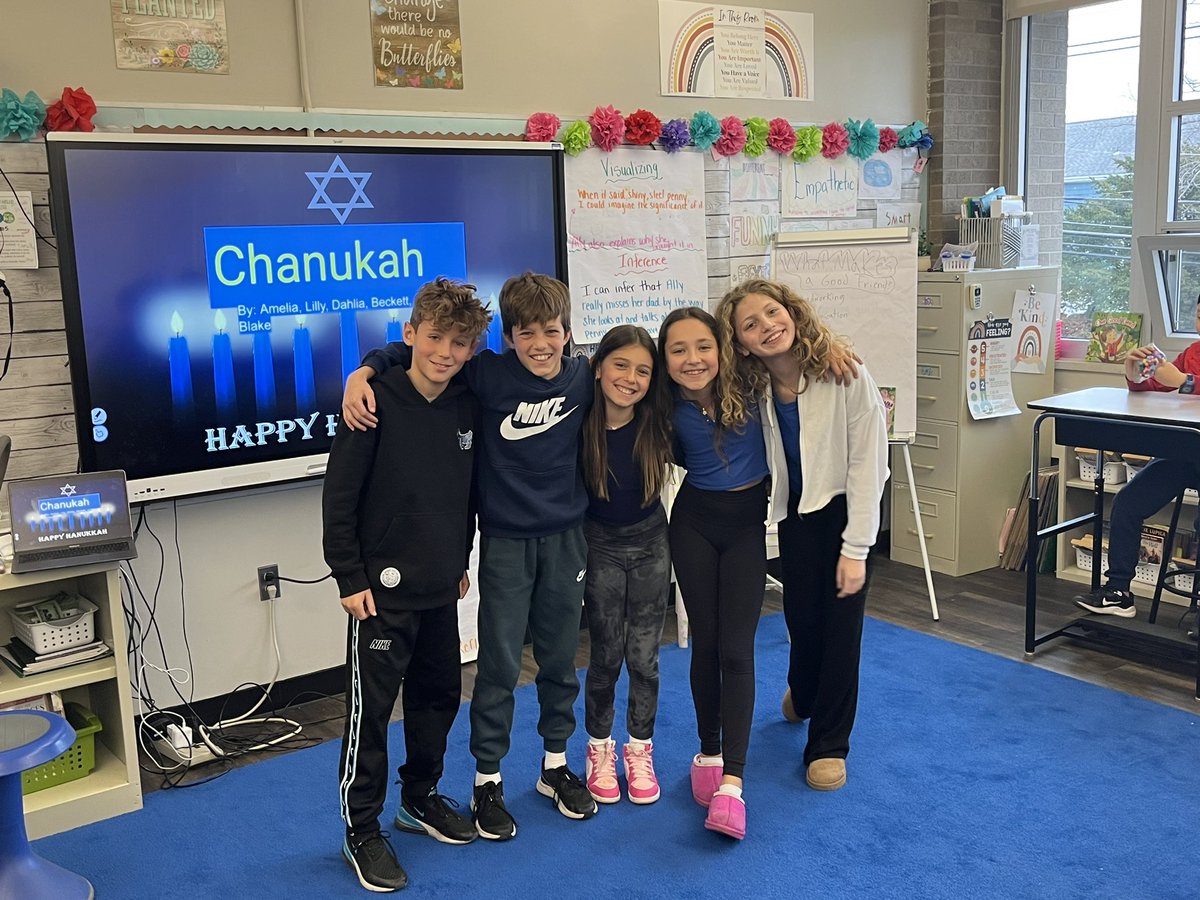 A very Happy Hanukkah from Room 205 (topped with a spirited and informative presentation by this crew) 🕎 <a href="/Washington_NJ/">Washington</a>