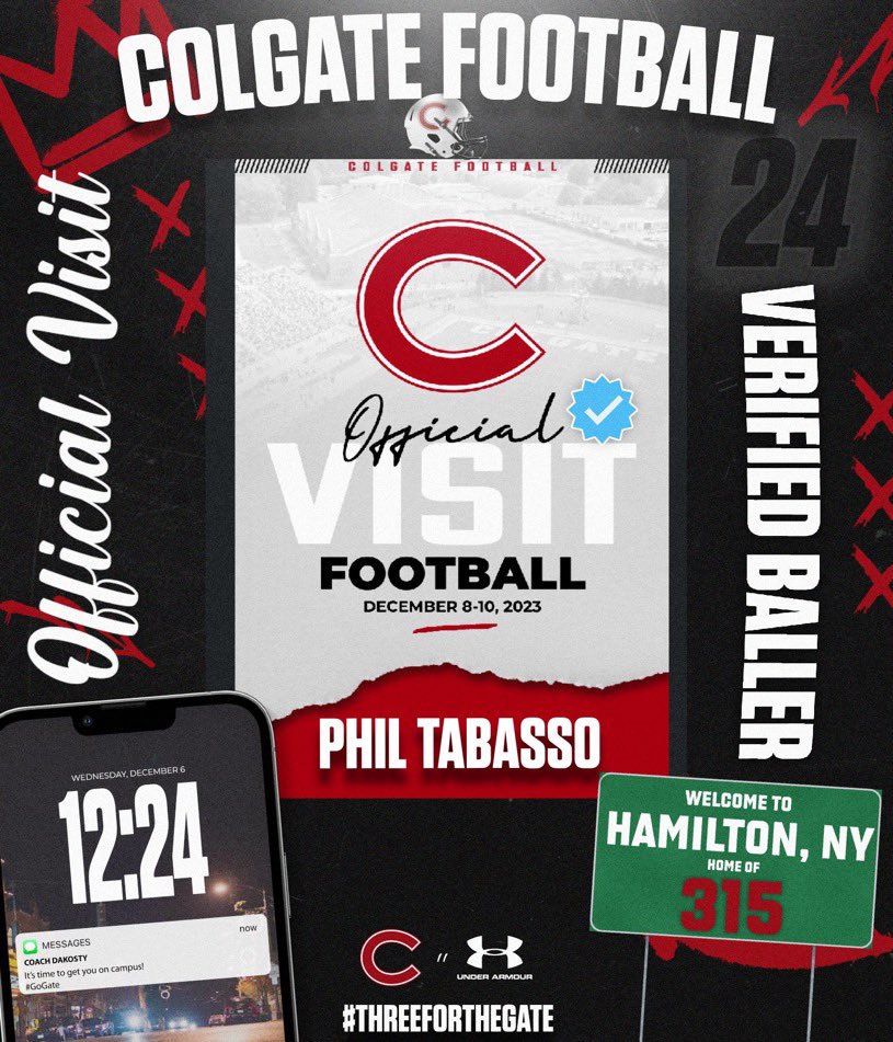 Philip Tabasso (@tabassophilip) on Twitter photo Can’t wait for my OV to <a href="/ColgateFB/">Colgate Football</a> this weekend! Go ‘gate! <a href="/Coach_IPace/">Ian Pace</a> <a href="/Coach_Dakosty/">Stan Dakosty</a> <a href="/CoachBelfiori/">JORDAN BELFIORI</a> <a href="/CoachGueriera/">Dave Gueriera</a> <a href="/MPFBRecruits/">Malvern Prep 🏈 Recruits</a> Can’t wait for my OV to <a href="/ColgateFB/">Colgate Football</a> this weekend! Go ‘gate! <a href="/Coach_IPace/">Ian Pace</a> <a href="/Coach_Dakosty/">Stan Dakosty</a> <a href="/CoachBelfiori/">JORDAN BELFIORI</a> <a href="/CoachGueriera/">Dave Gueriera</a> <a href="/MPFBRecruits/">Malvern Prep 🏈 Recruits</a>