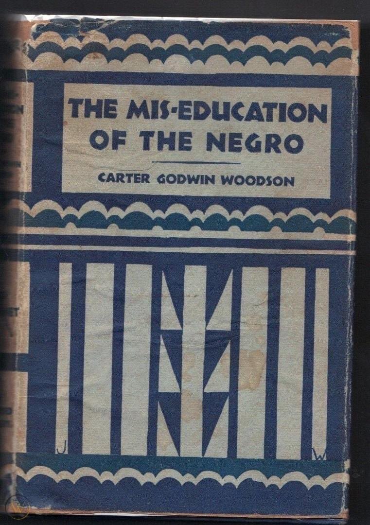 Did you know that #CarterGWoodson was the 1st person to coin the term, “Miseducation”? He showed how AAs lacked knowledge of themselves in education systems across the world in his book, “The Mis-Education of the Negro”, which celebrates its 90th anniv. of publication this year.