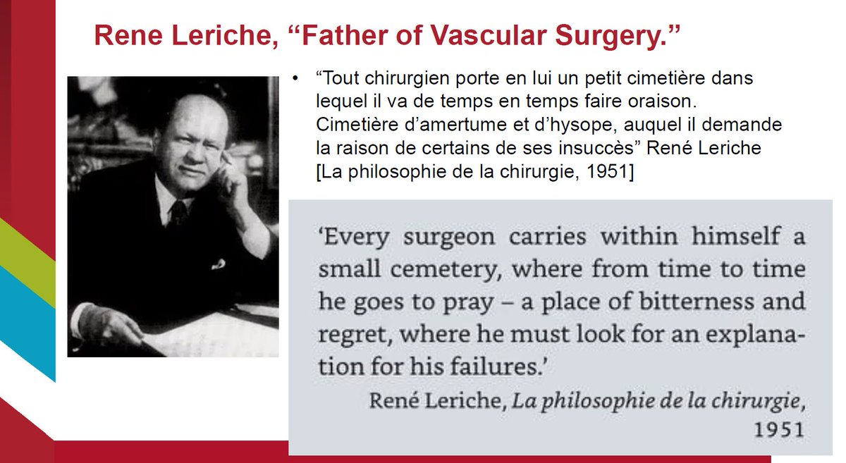 I'm refreshing old slides for an upcoming talk, and I came across one of my favorite quotes about surgery.

As surgeons, the only way we can truly recover from our complications is through peer support. We all have small cemeteries, and we shouldn't hide them from each other.
