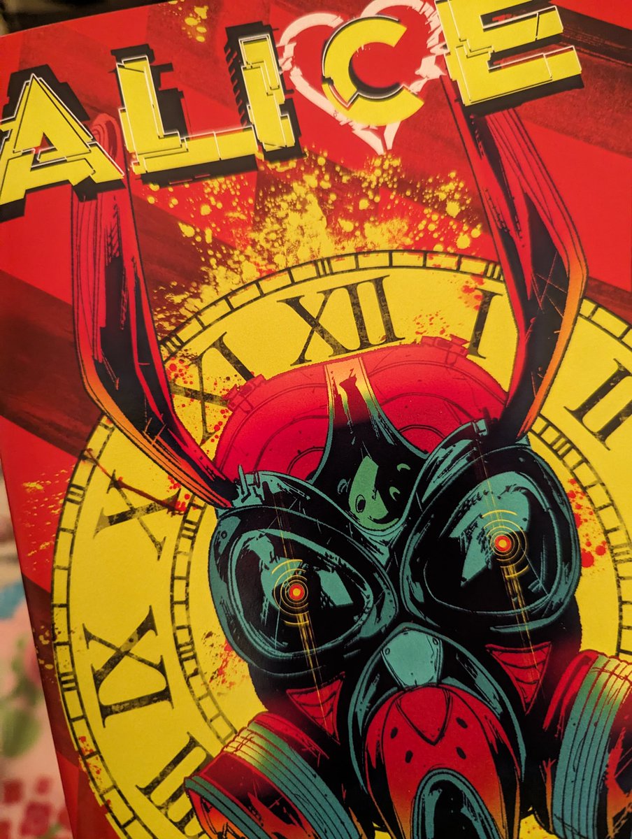 #indiecomics mail call: Alice by <a href="/BadBeaverComics/">Matt Ringel</a>. Very cool book, and an interesting take on the source material. I look forward to reading more.