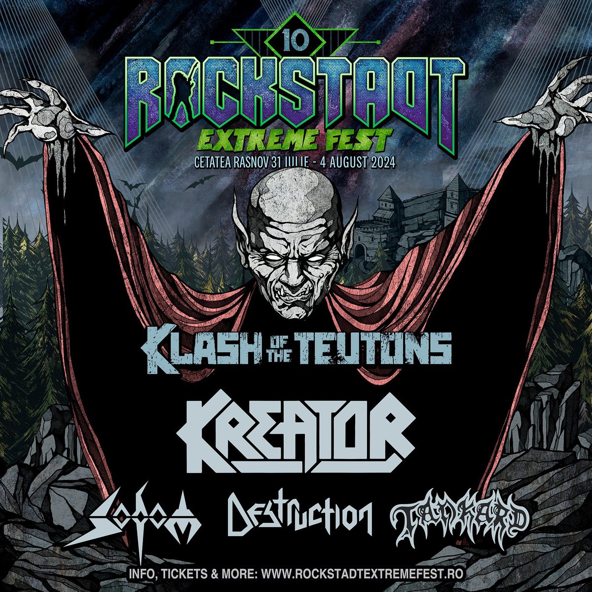 CajaDeMetal's tweet photo. @kreator @sodomized @destruction #ExtremeFest #2024 https://t.co/RPKe9sjWaX