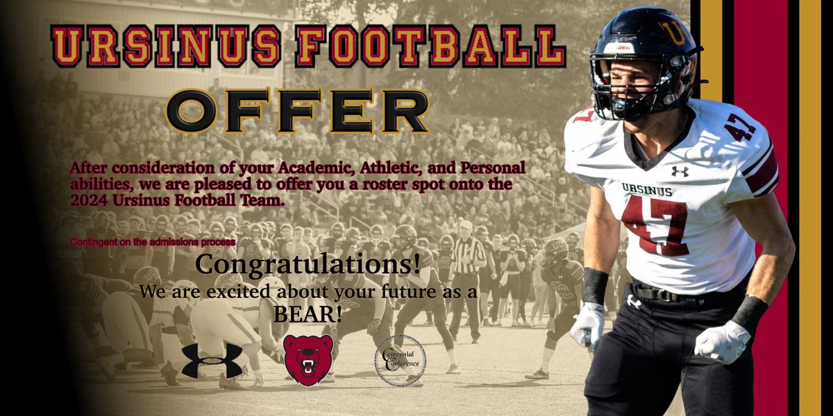 MikeBemis2024 (@mbemis2024) on Twitter photo After a speaking with the coaches along with a great visit over the weekend I am excited to receive an offer from Ursinus College! <a href="/UrsinusFootball/">Ursinus Football</a> <a href="/CoachPGallagher/">Peter Gallagher</a> <a href="/CoachDev12/">Steve Devlin</a> After a speaking with the coaches along with a great visit over the weekend I am excited to receive an offer from Ursinus College! <a href="/UrsinusFootball/">Ursinus Football</a> <a href="/CoachPGallagher/">Peter Gallagher</a> <a href="/CoachDev12/">Steve Devlin</a>