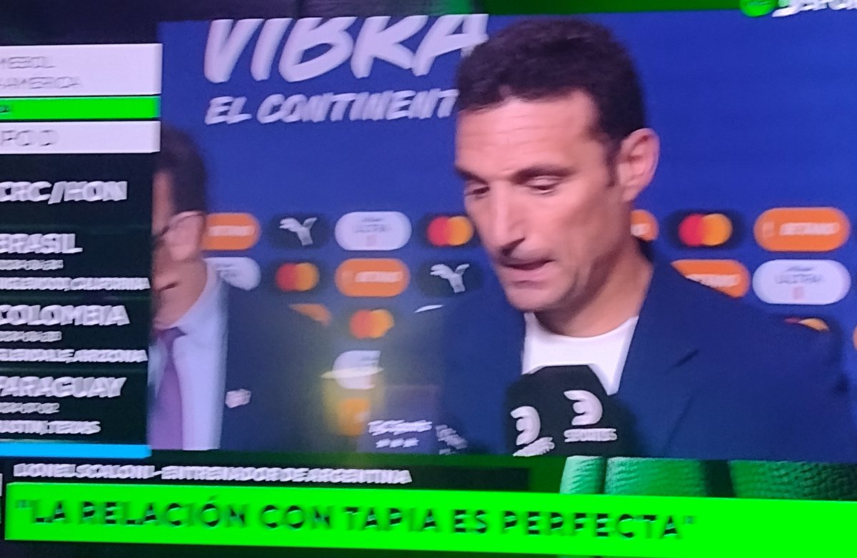 Lionel Scaloni cuasi renunciando como DT de Argentina.

#CopaAmericaEnDSPORTS