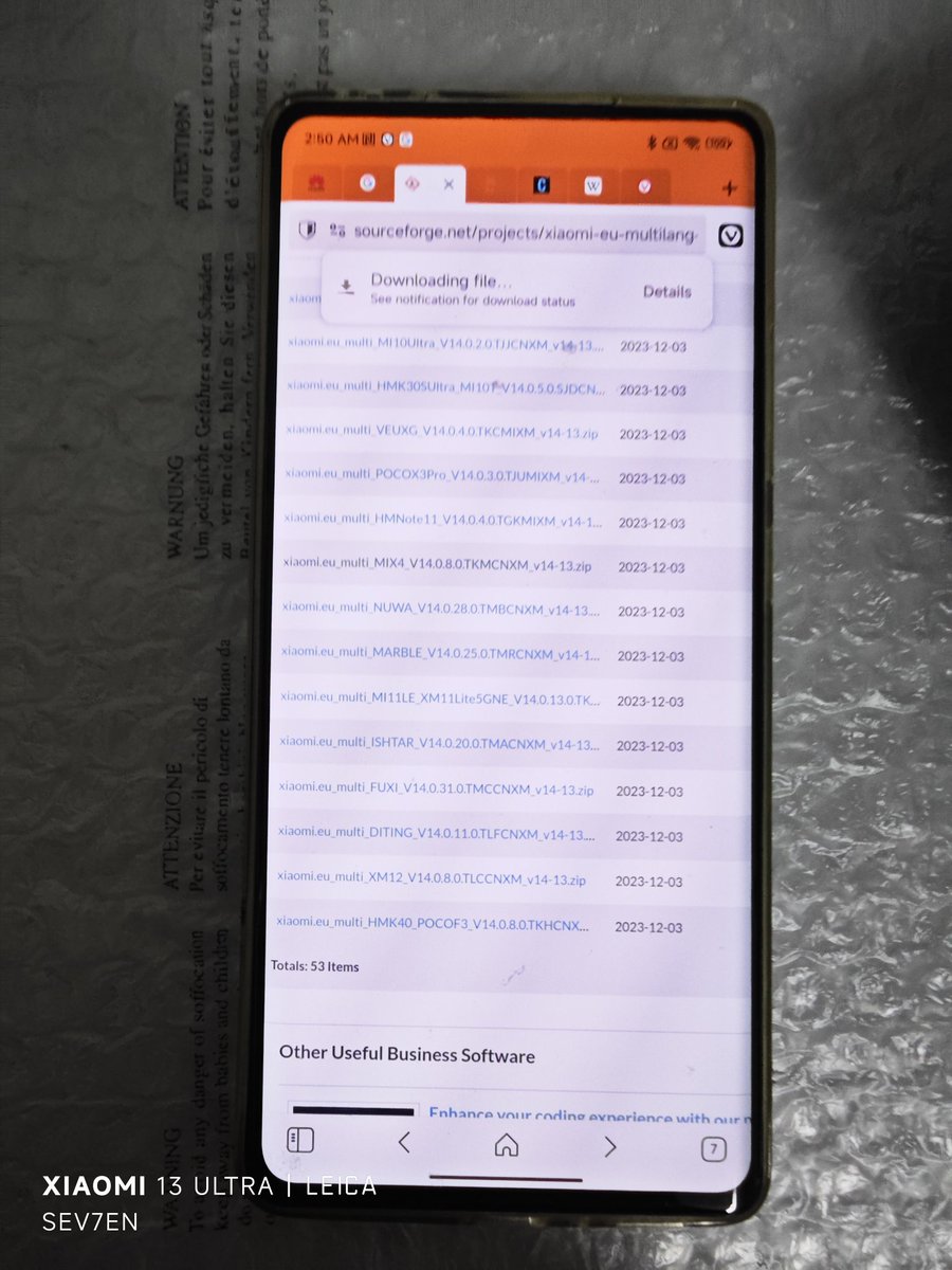 fabrizio_degni's tweet image. The #Xiaomi #MIMiX4 is one of the most eye-catching design IHMO and J am lucky enough to have a wonderful white crafted edition as you see 😍
I digged for new firmware updates and currently the latest stable build from xiaomi.eu is on the way... nothing for #HyperOS