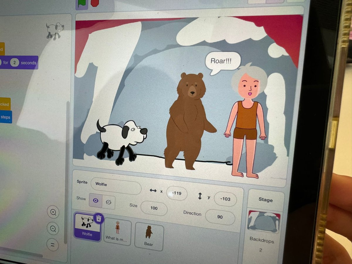 HarrowHKLS's tweet photo. Check out the amazing coding skills of Year 3 children during the Hour of Code! Using the Scratch program, they created algorithms with coding blocks to make sprites move. Way to go, future programmers! #HourOfCode #FutureTechGenius #HarrowHKYear3  @LSHeadHarrowHK @HeadHarrowHK https://t.co/S22GKrkHZU