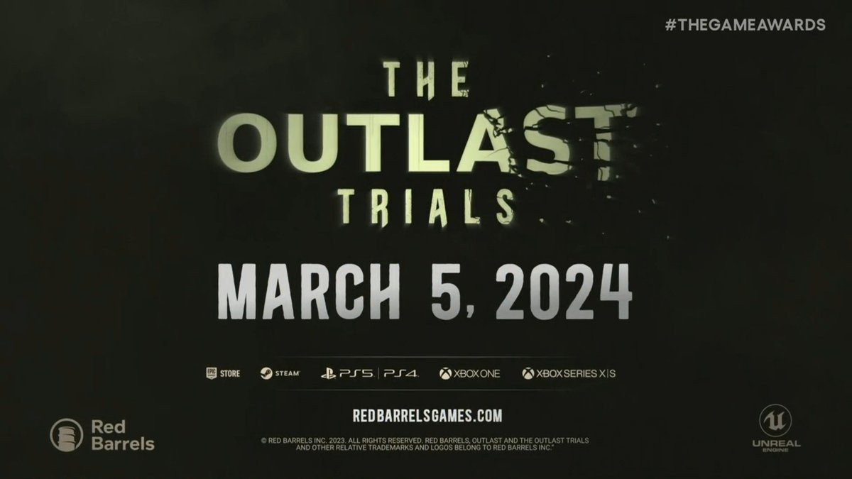 The Outlast Trials será lançado em 5 de março de 2024; confirmado