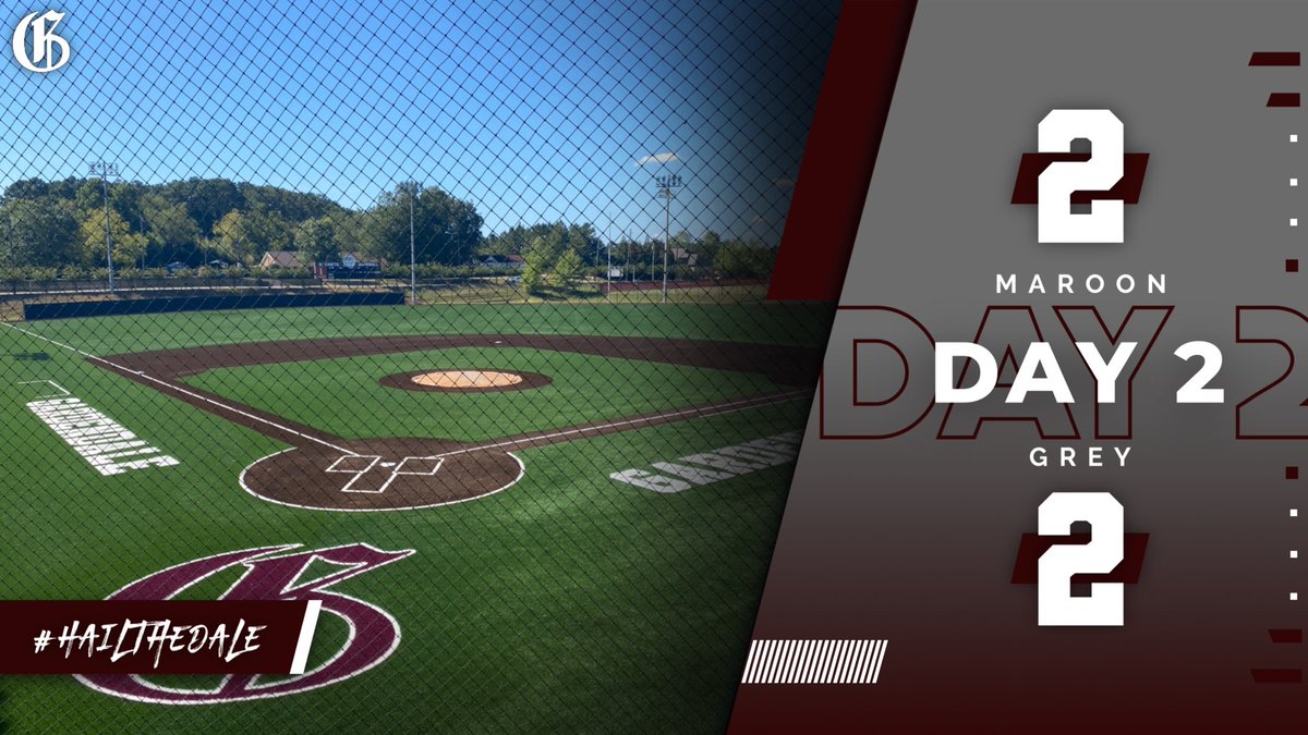 GdaleHSBaseball's tweet photo. All square heading into day 3!

DAY 2 RESULTS:
Med Ball Endurance Relay winner: Grey
3-hole Fungo Golf winner: Maroon 

#MGgames #HailtheDale #alwayscompete https://t.co/IL25zMy49G