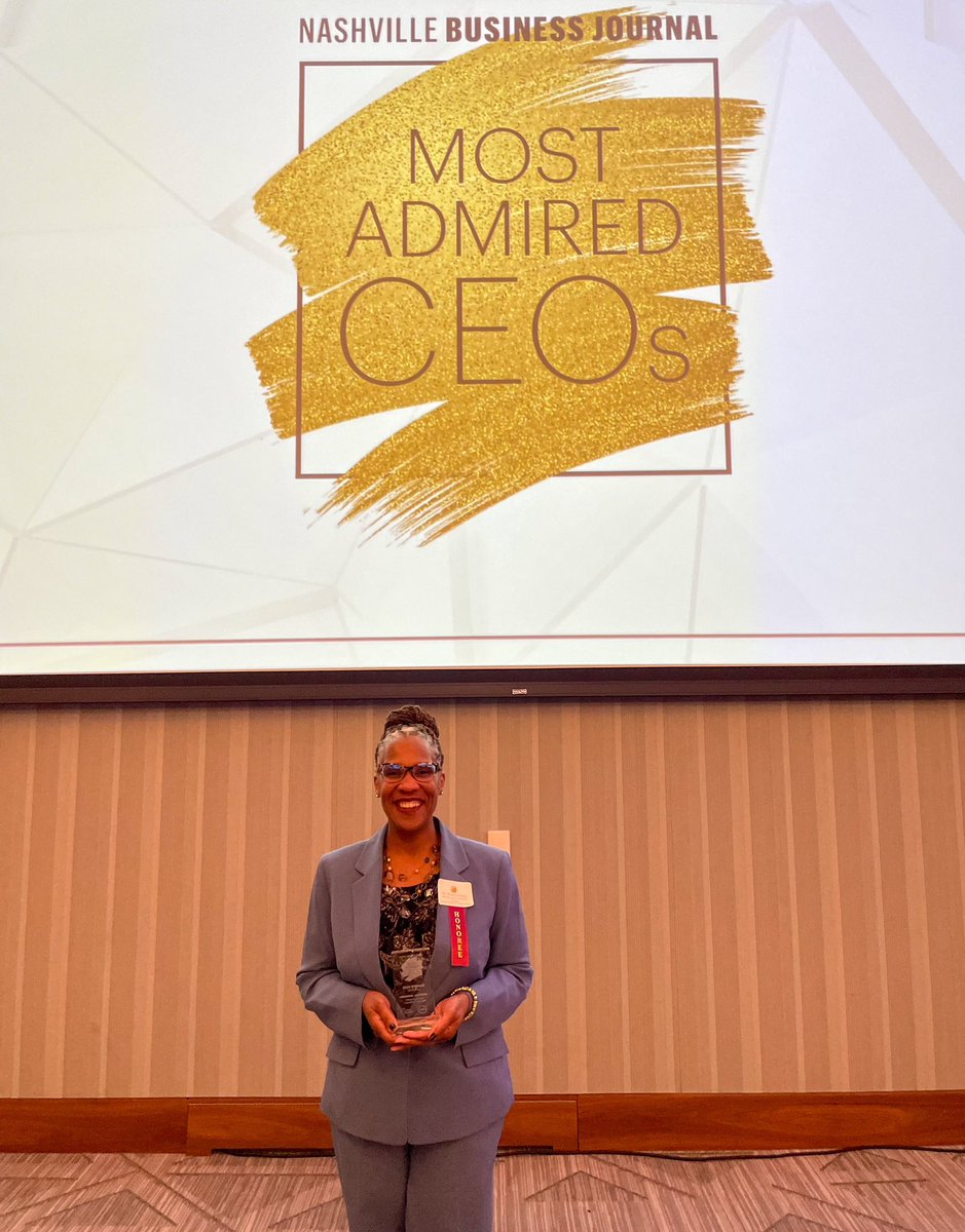 NashvilleState's tweet photo. Tonight, Nashville State President Dr. Shanna L. Jackson was recognized with other area leaders as a “Most Admired CEO” during a special event hosted by the @nashvillebiz. Congratulations to all!
#NBJCEO #NashvilleState https://t.co/xI9B9iTBM1