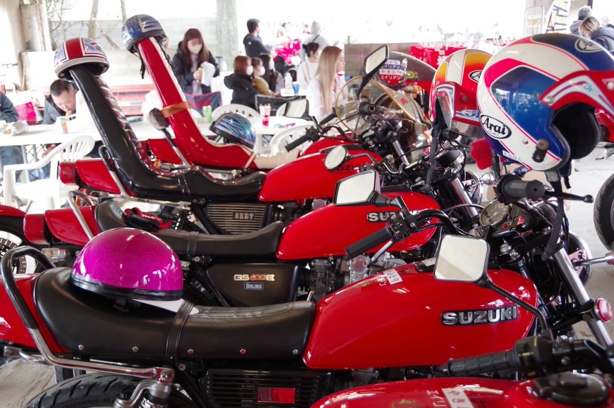 sns_iq's tweet photo. 沖縄全島旧車祭2023にて
撮影した写真を一挙公開していきます👍✨
たくさんのイイネお待ちしております✨
#gs400 #cbx400f
#ARAI #MX
#赤ソリ軍団
#旧車會イベント琉球
#全島旧車祭 https://t.co/i0DO6SsEXs